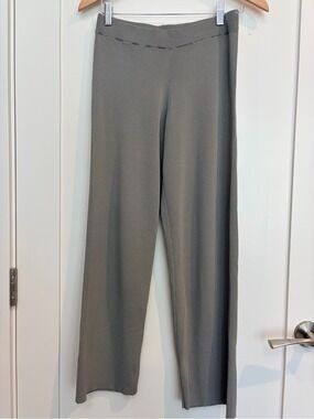 Oak + Fort Knit Wide-Leg Pants XS